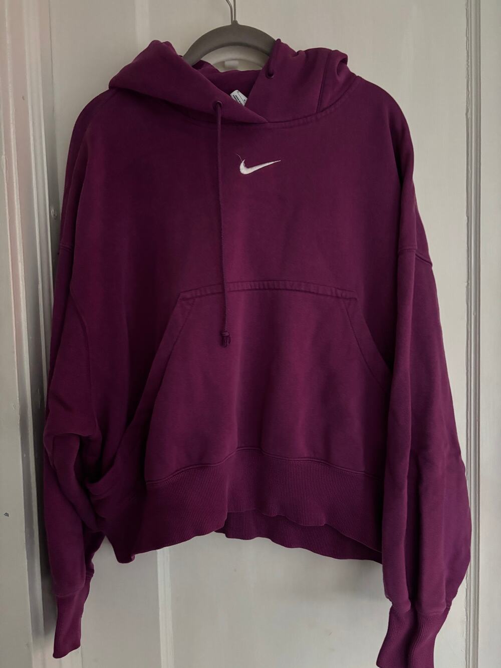Nike Sportswear Phoenix Fleece Women's Oversized Cropped Hoodie - size M - Picture 1 of 5